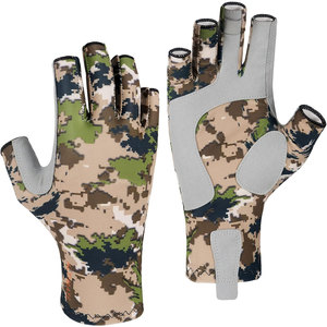 Guantes de Vela Highland con Estampado a Color para Hombre y Mujer, Guantes sin Dedos con Protección UV UPF 50+ - Product Image 1