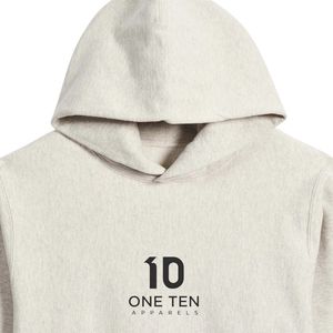 Sudadera con Capucha de Felpa de Corte Holgado en Color Avena Jaspeado, Sudadera con Capucha de Mezcla de Algodón Suave, Informal, Cálida, Unisex, Estilo Urbano - Product Image 3