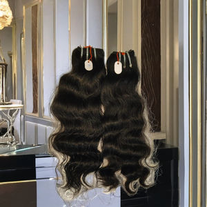 ผมต่อแบบมัดสองชั้น ผลิตจากผมแท้ของอินเดีย คุณภาพพรีเมียม เกรดเวอร์จิ้น ไม่ผ่านการแปรรูป  จัดเรียงเกล็ดผม  ต่อจากผู้บริจาคคนเดียว  แบบตรงนุ่ม - Product Image 1