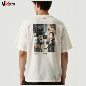 เสื้อยืดคอกลมผู้ชายทรงปกติสำหรับฤดูร้อน ผ้าฝ้ายออร์แกนิค 100% น้ำหนัก 200 กรัม พิมพ์ลายสกรีนโลโก้ตามสั่ง เป็นมิตรกับสิ่งแวดล้อม ระบายอากาศได้ดี - Product Image 3