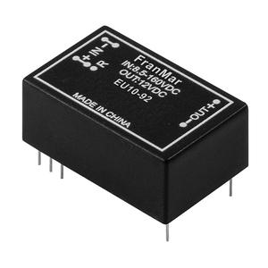 Convertisseur DC-DC ultra large plage de tension d'entrée 8,5~160 VCC, 10 W, 15 V, 0,668 A, conforme EN50155 pour l'automatisation ferroviaire et industrielle - Product Image 1