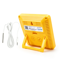 Termómetro Higrómetro Tzone MTD801 con Pantalla LCD Grande, Función de Alarma, Monitoreo por Aplicación, Soporte Bluetooth, OTA y Sonda NTC