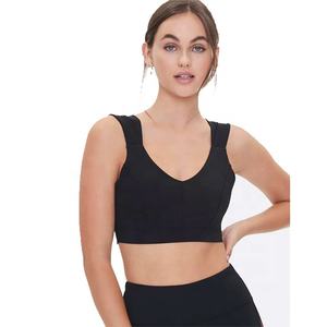 Soutien-gorge de sport rembourré sans armatures pour femme, nouvelle conception 2026, à fort impact, coupe courte avec bretelles réglables, idéal pour le yoga et l'entraînement en salle de sport - Product Image 1
