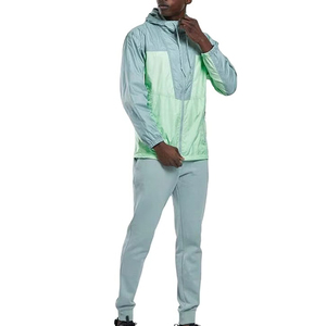 Best Quality Cheap Price For <b>Men's</b> Sports Two-Piece Tracksuit <b>Summer</b> Polyester Nylon Windbreaker Set For Online Sale - Product Image 2