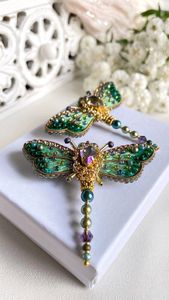Elegante Broche Bordado con Flores y Cuentas para Chaquetas, Vestidos y Bufandas de Boda - Product Image 6
