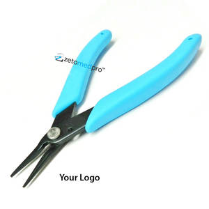 Pinzas de Acero Inoxidable de Alta Calidad con Certificación CE, Pinzas de Punta Fina y Suave para Joyería y Trabajo con Cuentas, Opciones OEM - Product Image 4