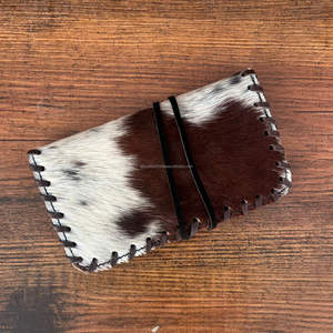 Venta al por mayor personalizada 100% cuero de vaca lujosa bolsa de tabaco hecha a mano de cuero genuino Fumar hierba liar bolsas de tabaco - Product Image 2