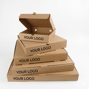 Cajas de Papel Kraft Corrugado de 2mm, Aptas para Alimentos, con Tapa Plegable, Ecológicas, para Comida para Llevar, Regalos, Empaquetado Minorista, Estilo Industrial Moderno - Product Image 5