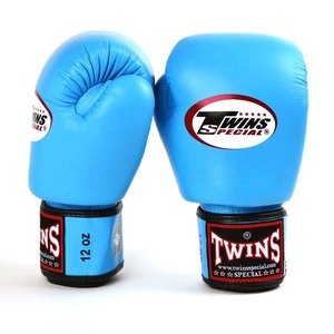 Professional Genuine Leather Twin Boxing <b>Gloves</b> Hook Loop Closure Hand <b>Grips</b> Muay Thai Sanda Martial Arts OEM Custom Lightweight - Product Image 2