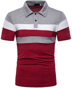 Polo pour homme fabriqué au Pakistan, prix réduit, vente en gros, design de qualité supérieure, tissu bicolore. - Product Image 1