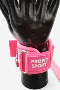 Sangles de musculation professionnelles avec support de poignet rembourré et anneau en D pour une prise sécurisée, sangles de musculation robustes pour la salle de sport - Product Image 2