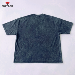 T-shirts pour hommes imprimés, 100 % polyester, personnalisés, style streetwear, coupe oversize, grandes tailles, en coton épais ou léger, vente en gros - Product Image 2