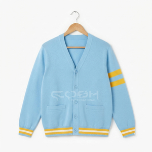 เสื้อสเวตเตอร์คาร์ดิแกนคอวีทรงหลวมแบบยาว รุ่นใหม่ประจำฤดูใบไม้ร่วงและฤดูหนาวจาก Cosh International Sisterhood - Product Image 1
