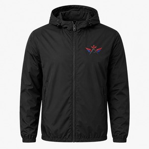 Veste coupe-vent pour homme, vêtements d'extérieur personnalisés de qualité supérieure, veste coupe-vent pour homme conçue avec un tissu léger et résistant au vent - Product Image 2