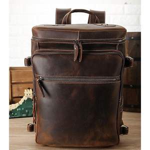 Handmade Vintage <b>Leather</b> <b>Laptop</b> <b>Backpack</b>-the Raoul <b>Backpack</b> - Product Image 4