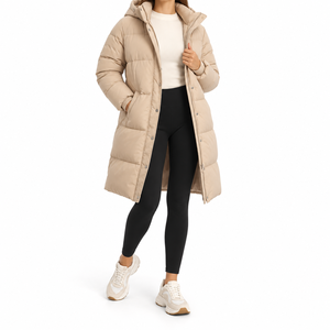 <b>Women</b> 2026 Puffer <b>Jacket</b> Embroidery Printed Custom Made Loose Fit Zip Closure Breathable <b>Lightweight</b> Cotton - Product Image 2
