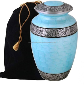 Urnes de crémation décoratives en laiton pour cendres adultes Urnes faites à la main pour hommes et femmes Urnes décoratives Urnes funéraires - Product Image 4