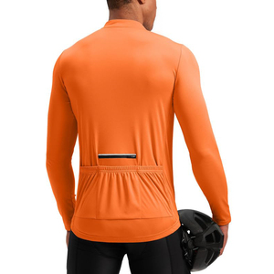 High Elasticity Mens Cycling Jersey Slim Fit <b>Road</b> Bike Shirt Comfortable Stretch Fabric Biking Apparel Professional Export Grade - Product Image 2