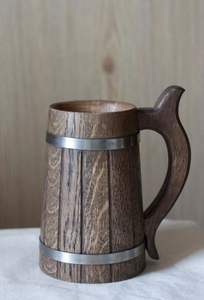 Tasses en bois poli offrant une surface lisse pour un confort de boisson amélioré pour les invités et la famille - Product Image 2