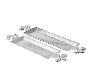 Best Selling Aluminum Serving <b>Tray</b> Durable Design For <b>Tea</b> Coffee Snacks And Home Serving - Product Image 3