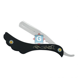 Navaja de Afeitar Recta para Hombre con Mango de Madera y Hoja de Acero Inoxidable, Navaja para Limpiar la Barba - Product Image 4