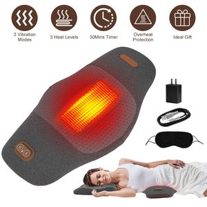 Almohada de Masaje Lumbar Eléctrica 2 en 1 con Espuma Viscoelástica, Masajeador de Espalda Baja con Calor y Vibración, Adaptador para Alivio del Dolor - Product Image 1