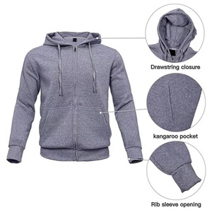 Ensemble de survêtement unisexe d'hiver doublé polaire en coton confortable et sportif, avec sweat à capuche zippé et pantalon de jogging avec poches, idéal pour le jogging et la détente - Product Image 5
