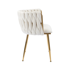 OEM Velvet Home Furniture contemporary Vietnam Metal Plywood Laminate Board Velvet Foam Dining Chair MD10 - Product Image 1