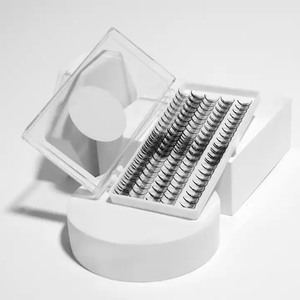 Top vente à la main Ultra vaporeux Promade cils ventilateurs 5D 7D 9D 0.05 500fan gros cils Extension doux coréen noir - Product Image 1