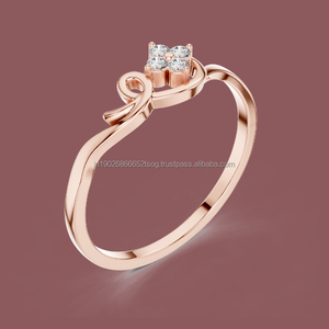 14K Usine Directe Bague Personnalisée Prix Abordable - Product Image 1