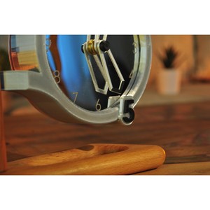 Reloj de Escritorio Minimalista de Madera, Movimiento de Cuarzo Circular, Visualización de Agujas, Silencioso, Sin Tictac, Diseño Moderno Decorativo - Product Image 2