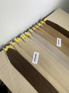Extensiones de Cabello Virgen Vietnamita Súper Doble Trama, Colores de Moda, Estilos Lisos Naturales, 50 cm, 60 cm, 100 Gramos - Product Image 2