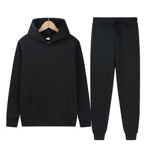 Custom Logo Bulk Unisex Winter Lightweight Quick Dry <b>Elastic</b> <b>Waist</b> Polyester/Cotton Jogger Sportswear Men's Tracksuit - Product Image 2