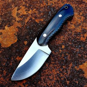 มีดล่าสัตว์ขนาดกะทัดรัด ใบมีดแบบ Fixed Blade ปลายแหลม สำหรับงานหนักกลางแจ้ง มีดแล่หนังแบบ Full Tang มีดแคมป์ปิ้ง ของขวัญแทนใจ - Product Image 1