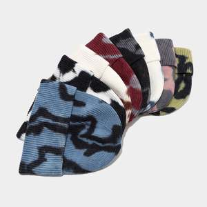 Gorro de punto unisex de moda urbana 2026, estilo hip hop, cálido, teñido anudado, 100% acrílico, personalizado, para clima frío - Product Image 3