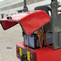Chargeuse sur pneus électrique 400-1000kg Mini tracteur à chargeur frontal avec fonctionnalité de pelleteuse électrique pour la construction