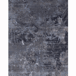 Alfombra de Lana y Seda de Bambú Anudada a Mano, Alfombra de Área Abstracta Moderna de Lujo Personalizada - Product Image 6