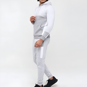 Ensemble de survêtement polaire pour hommes : sweat à capuche et pantalon de jogging, style streetwear décontracté, coupe ample, idéal pour l'hiver, personnalisable avec logo, vente en gros - Product Image 5