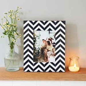 High Quality Handmade Eco-Friendly 4x6 Bone Inlay UV Printed <b>Rustic</b> Photo Frames Home Decorative Tabletop India Option Aritzon - Product Image 1