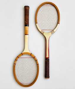 Raquette de badminton en bois unisexe, personnalisable, toutes tailles et couleurs, avec poignée souple antidérapante, filet rigide et logo personnalisé - Product Image 2