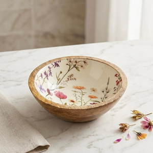 Diseño Único, Buena Calidad, 100% Hecho a Mano, Ecológico, Colorido, Tazón de Madera para Frutos Secos - Product Image 5