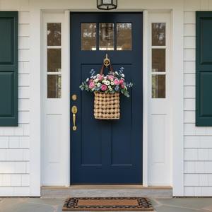 Panier suspendu en jacinthe d'eau, panier de rangement fait main, vente en gros, écologique, fabriqué au Vietnam - Product Image 4