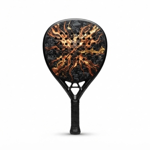 Raqueta de Pádel de Entrenamiento, Fibra de Carbono y Grafito, Ligera, Núcleo de EVA, Marco Resistente, Cara Texturizada, Empuñadura Ergonómica, Control Equilibrado - Product Image 1