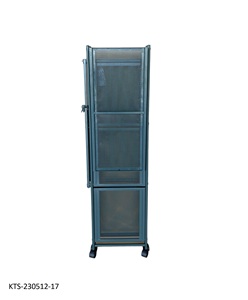 Estantería Metálica Plegable de 4 Niveles con Ruedas, Estantes de Almacenamiento Modernos con Ruedas para Sala de Estar y Oficina en Casa, Ahorro de Espacio - Product Image 2