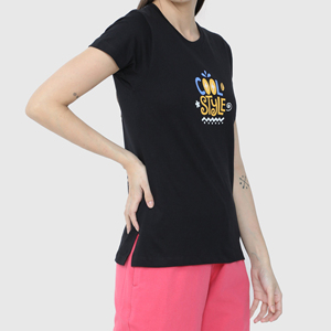 Camiseta de Manga Corta Unisex de Algodón 100% Premium, Lisa, con Logotipo, Ecológica, Informal para Mujer, Transpirable y Anti-Pilling - Product Image 3