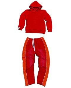 เสื้อวอร์มลายดอกแบบซักได้ตามต้องการกางเกงวอร์มซ้อนกันพร้อมพิมพ์สกรีนไซส์ใหญ่พิเศษสำหรับฤดูหนาว - Product Image 2