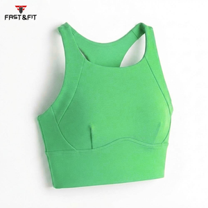 Soutien-gorge de sport pour femme, grande taille, léger, avec logo frontal, design par sublimation, maintien élevé, idéal pour le yoga, la gym et le fitness – Tendance actuelle - Product Image 3