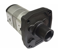 Pompa Gigi Tandem Hidrolik Rexroth Paduan Aluminium 200 bar untuk Traktor Valtra/Valmet 885/985 9510080756 81131100