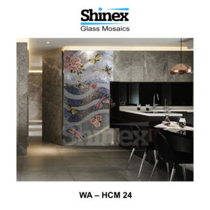 Panel de Mosaico de Vidrio de 10 mm, Diseño Tradicional, Hermosas Baldosas Coloridas para Interiores de Hoteles - Product Image 3