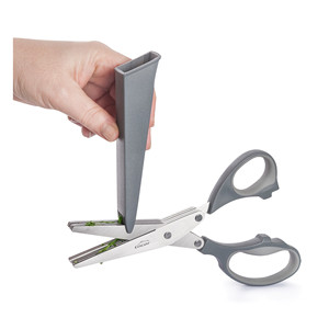 Forbici a 5 lame per uso in cucina con custodia protettiva - Product Image 2
